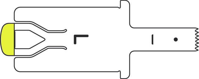 Product Aesculap ELAN 4 Sagittal L Saw Blade 15mm x 5mm x 0.5mm - For GA731/GA831 | GP501R Image