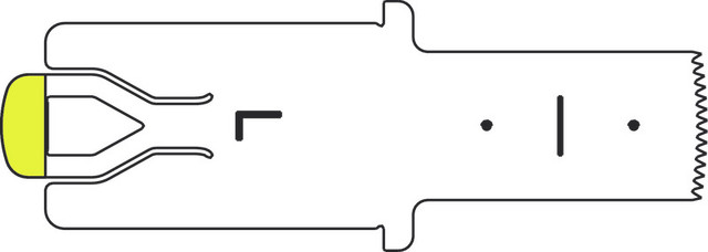 Product Aesculap ELAN 4 Sagittal L Saw Blade 20mm x 10mm x 0.5mm - For GA731/GA831 | GP505R Image