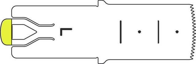 Product Aesculap ELAN 4 Sagittal L Saw Blade 25mm x 15mm x 0.5mm - For GA731/GA831 | GP516R Image