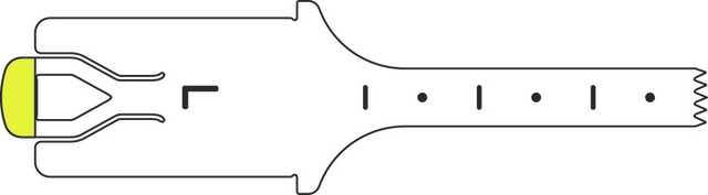 Product Aesculap ELAN 4 Sagittal L Saw Blade 35mm x 5mm x 0.5mm - For GA731/GA831 | GP521R Image