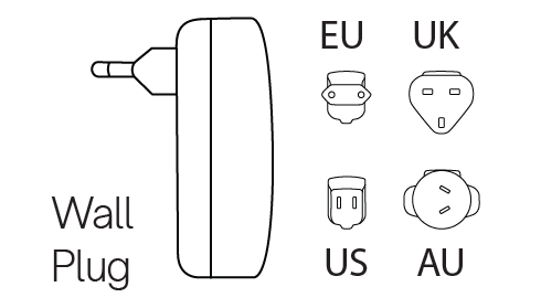 Product Vet Spectrum ACC; Charger Plug Set (Intl); For MedLED Chrome Headlight | M-90106 Image