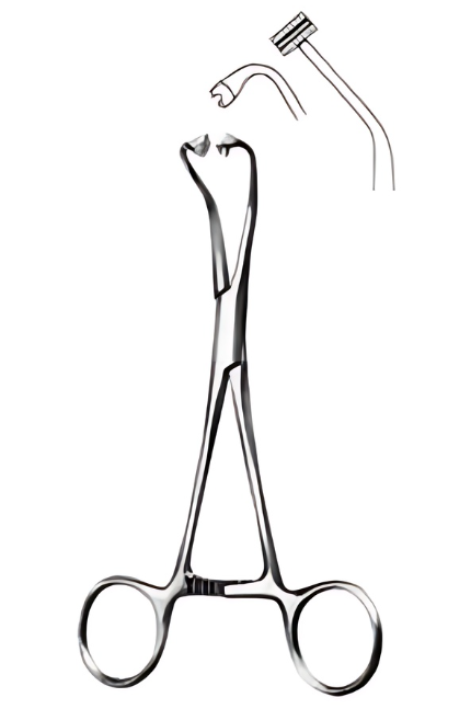 Product Spectrum Non-Perforating Towel Clamp, 4" (10.1 cm) | SAH.60-5779 Image