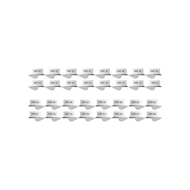 Imex Guide IMEX CrossCut Wedge Osteotomy Guide, Complete Set (32 guides) | 36-SKT