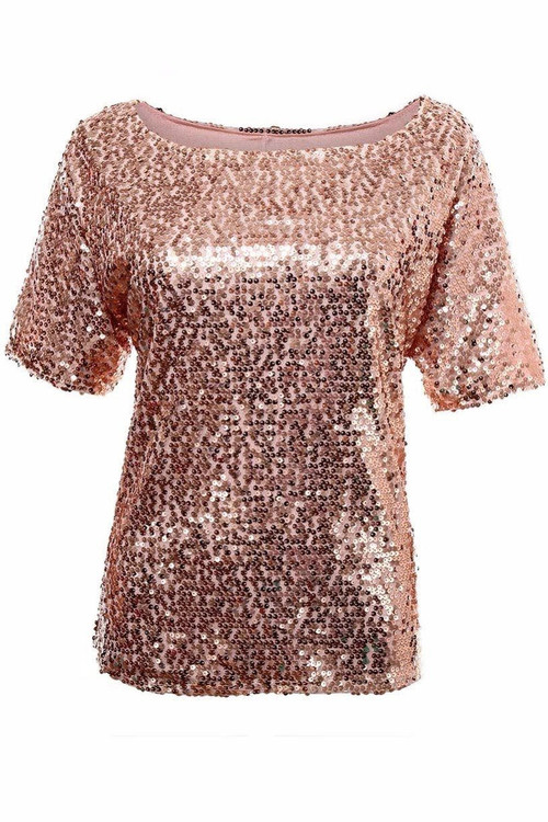 Top encolure américaine à paillettes - Mode femme | Algérie