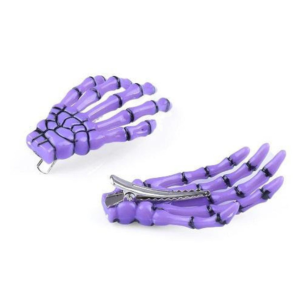 Pinces pour cheveux Mains de Squelette Pinces pour cheveux Mains de Squelette zaxx
