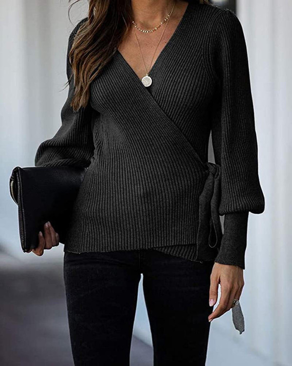 Pull Noue a Manches Lanternes Pull Noue a Manches Lanternes zaxx