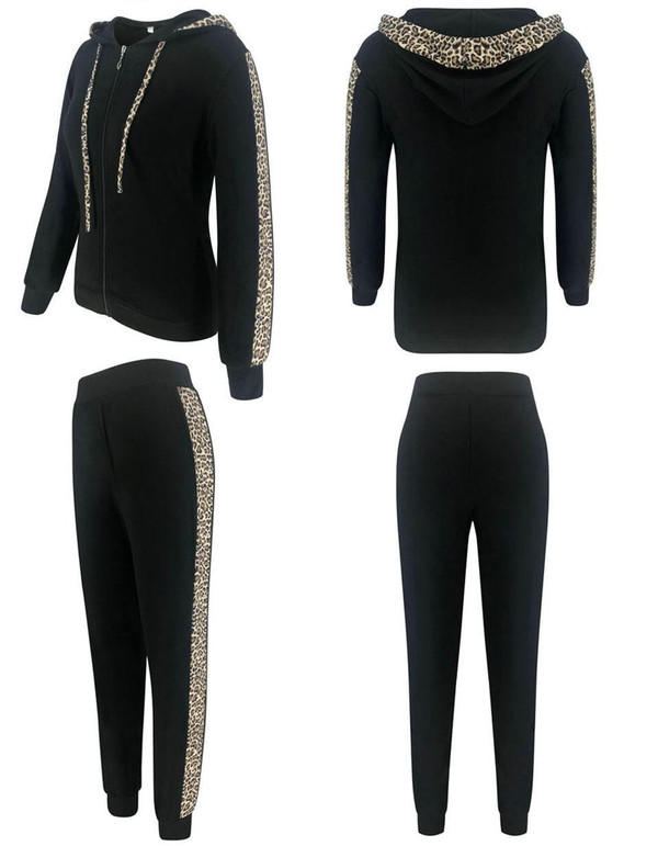 Ensemble Survetement Deux Pieces Leopard Ensemble Survetement Deux Pieces Leopard zaxx