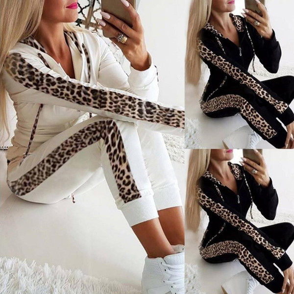 Ensemble Survetement Deux Pieces Leopard Ensemble Survetement Deux Pieces Leopard zaxx