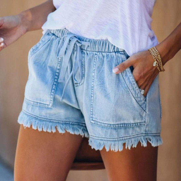 Short Denim a Franges zaxx