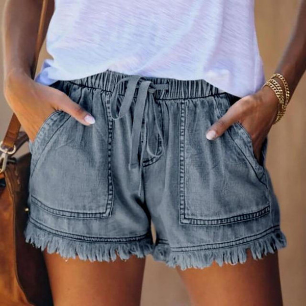 Short Denim a Franges zaxx