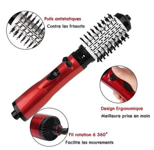 Brosse rotative Ionique 2 en 1 zaxx