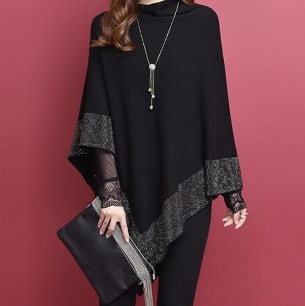 Poncho Tricote - Nouvelle Collection zaxx