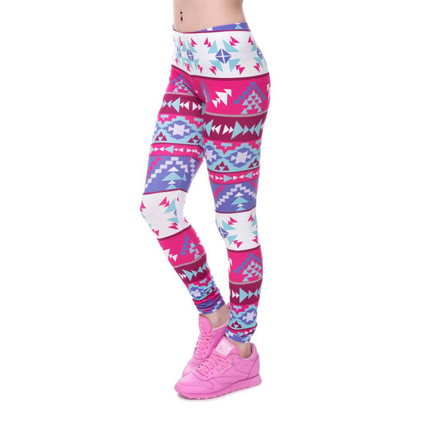 Legging taille haute a motifs zaxx