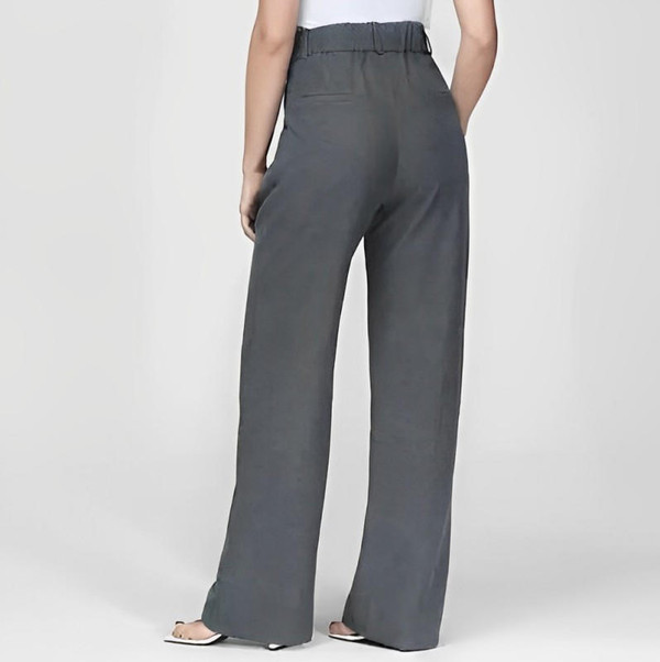 Pantalon Large Léger à Taille Haute zaxx