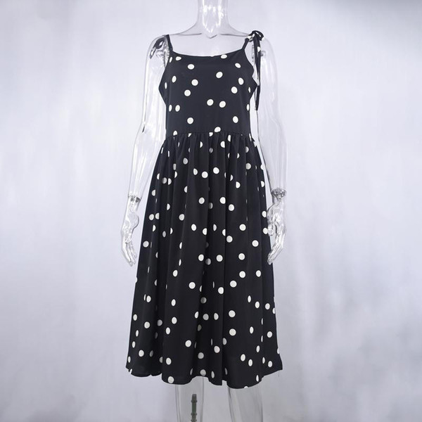 Robe Midi a Pois zaxx