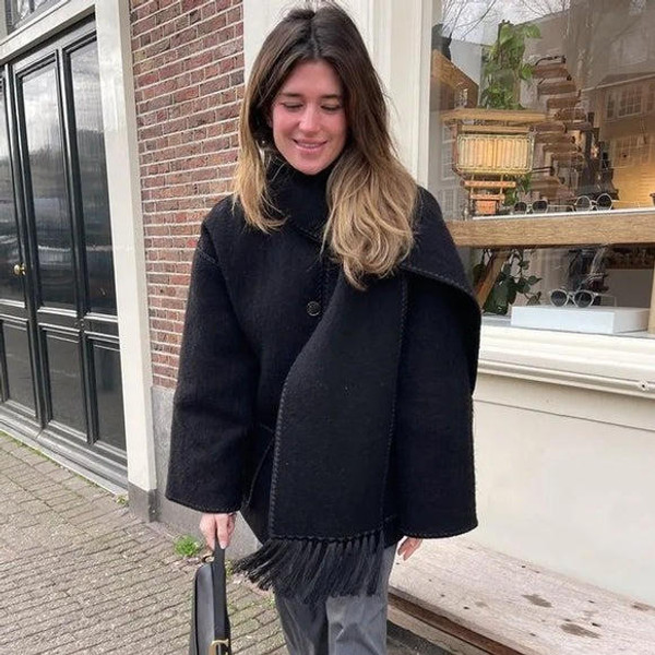 Manteau Foulard Elégant Manteau Foulard Elégant zaxx