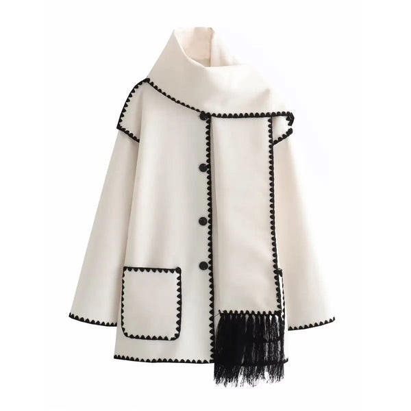 Manteau Foulard Elégant zaxx