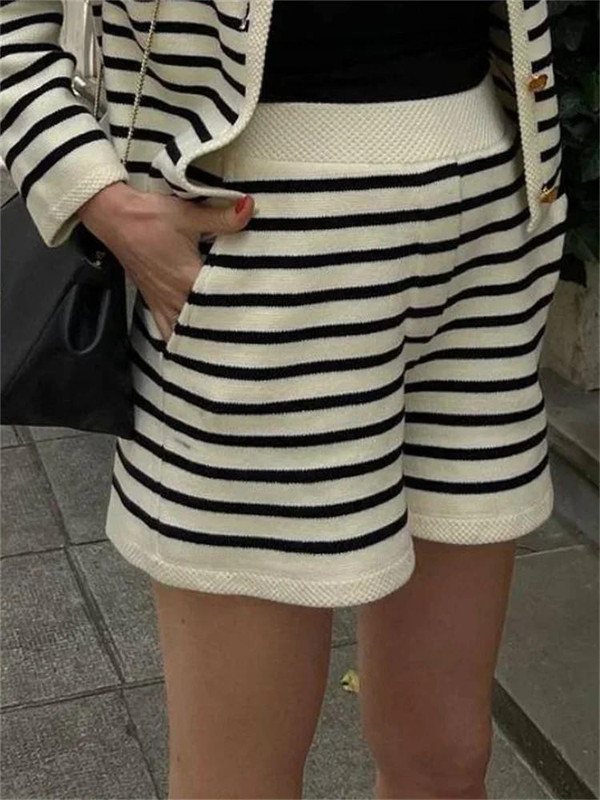 Ensemble Tricoté à Rayures Ensemble Tricoté à Rayures zaxx