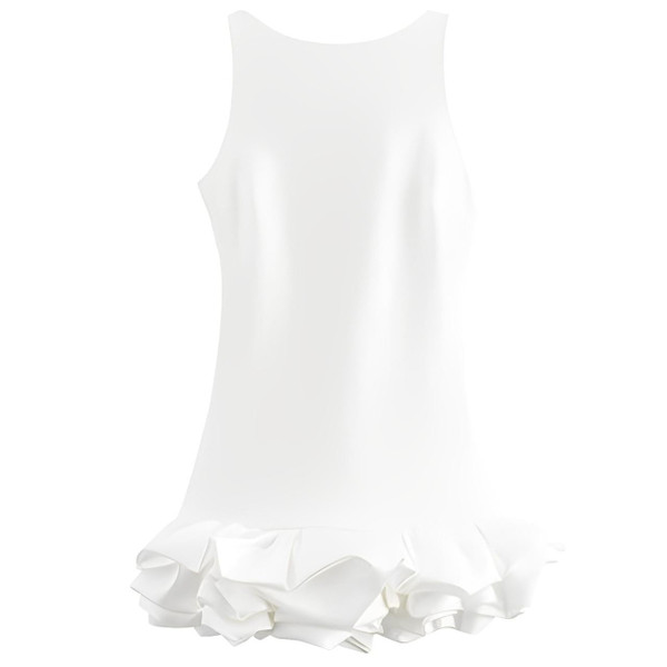 Mini Robe Elégante à Volants Mini Robe Elégante à Volants zaxx