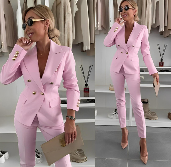 Ensemble Blazer Pantalon Crayon Léa™ Ensemble Blazer Pantalon Crayon Léa™ zaxx