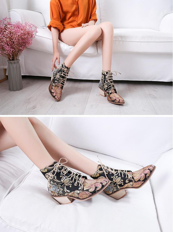 Bottines Vintage a Talons Bottines Vintage a Talons zaxx