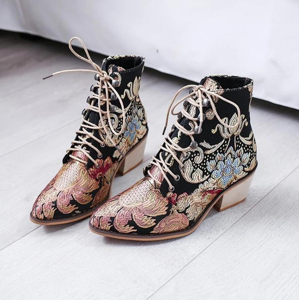 Bottines Vintage a Talons zaxx