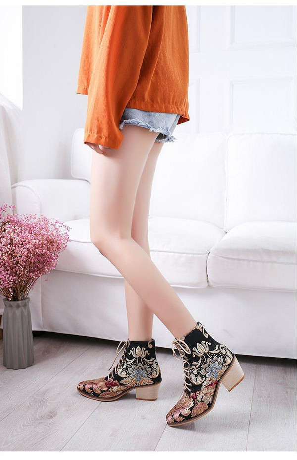 Bottines Vintage a Talons Bottines Vintage a Talons zaxx