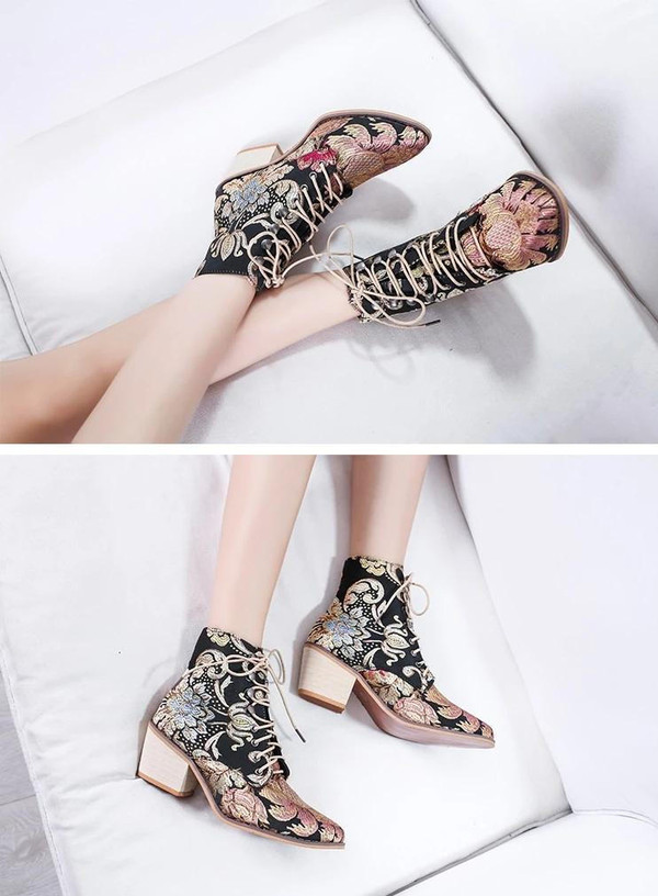 Bottines Vintage a Talons Bottines Vintage a Talons zaxx