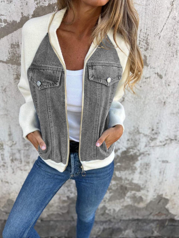 Veste élégante en Jean Zoe Veste élégante en Jean Zoe zaxx