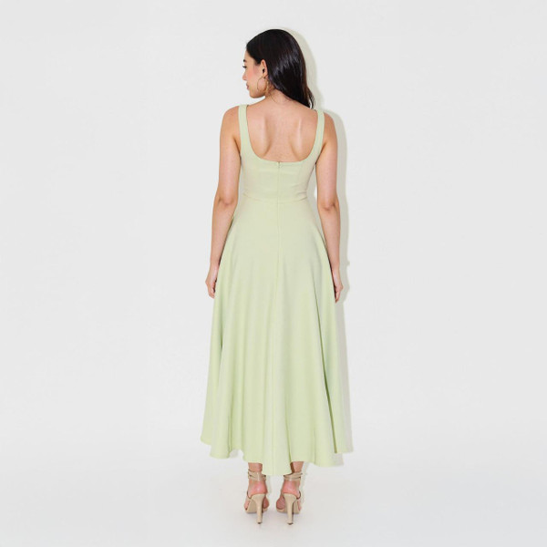Robe Midi à Col Carré Céleste™ Robe Midi à Col Carré Céleste™ zaxx