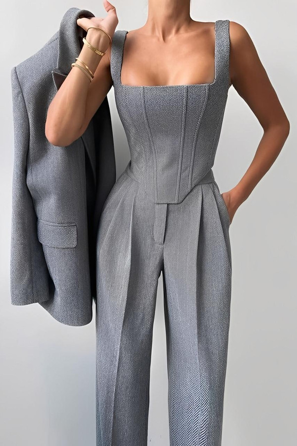 Ensemble Tailleur Bustier Femme Élégant Dolce™ Ensemble Tailleur Bustier Femme Élégant Dolce™ zaxx