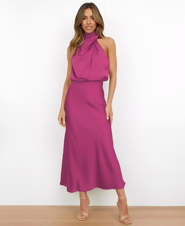 Robe Midi Taille Haute Solène™ Robe Midi Taille Haute Solène™ zaxx