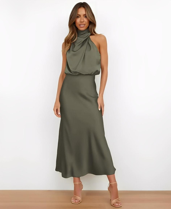 Robe Midi Taille Haute Solène™ Robe Midi Taille Haute Solène™ zaxx