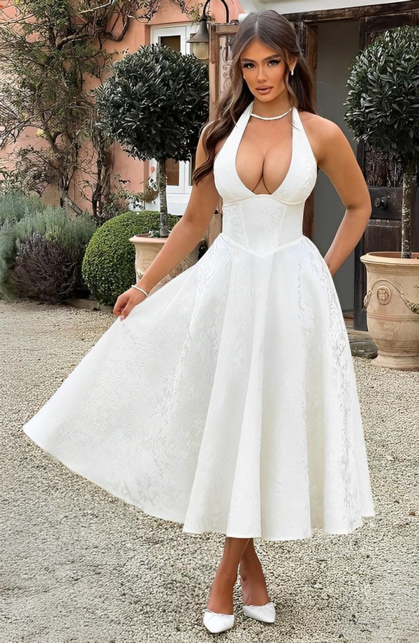 Robe Midi Romantique Catalina™ Robe Midi Romantique Catalina™ zaxx