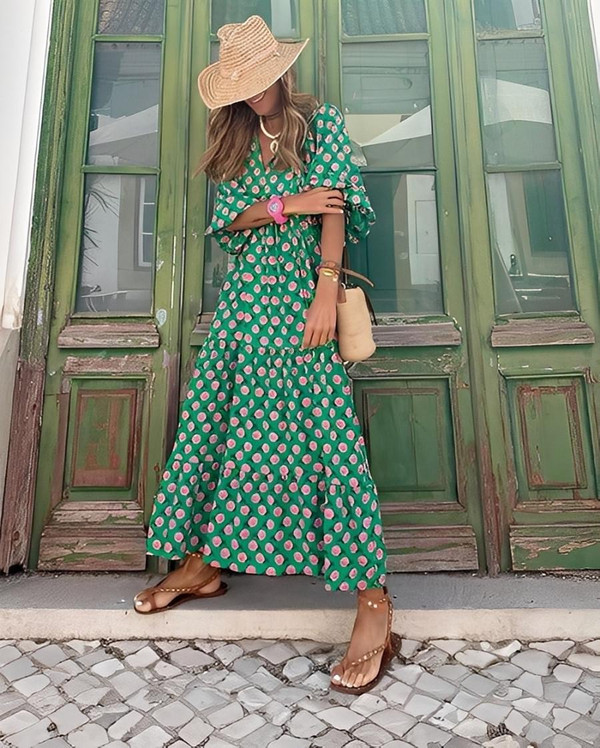 Robe Longue Bohème Lia™ Robe Longue Bohème Lia™ zaxx
