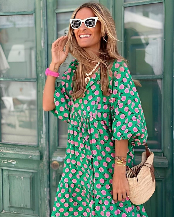 Robe Longue Bohème Lia™ Robe Longue Bohème Lia™ zaxx