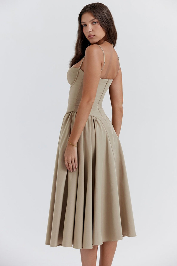 Robe Midi Corsetée Celine™ Robe Midi Corsetée Celine™ zaxx