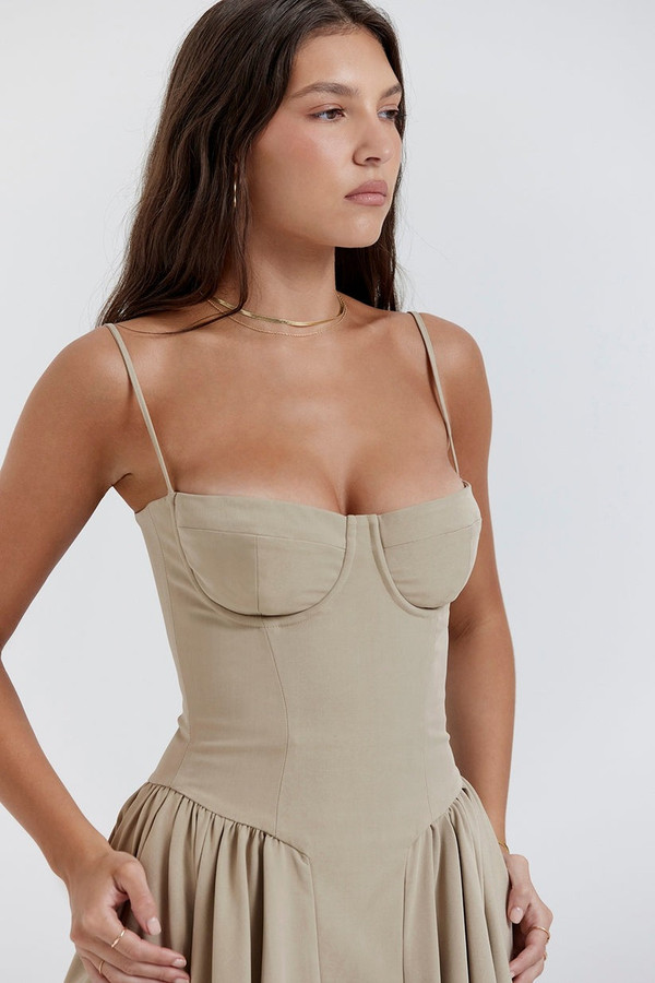 Robe Midi Corsetée Celine™ Robe Midi Corsetée Celine™ zaxx