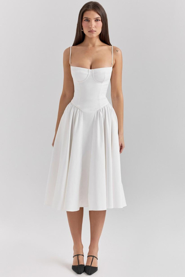 Robe Midi Corsetée Celine™ Robe Midi Corsetée Celine™ zaxx
