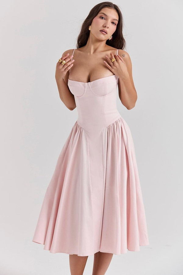 Robe Midi Corsetée Celine™ Robe Midi Corsetée Celine™ zaxx