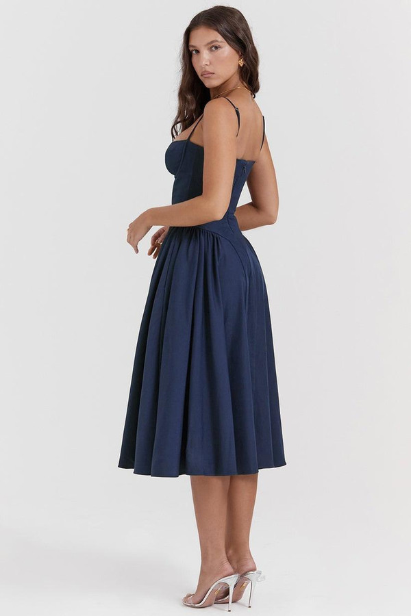 Robe Midi Corsetée Celine™ Robe Midi Corsetée Celine™ zaxx
