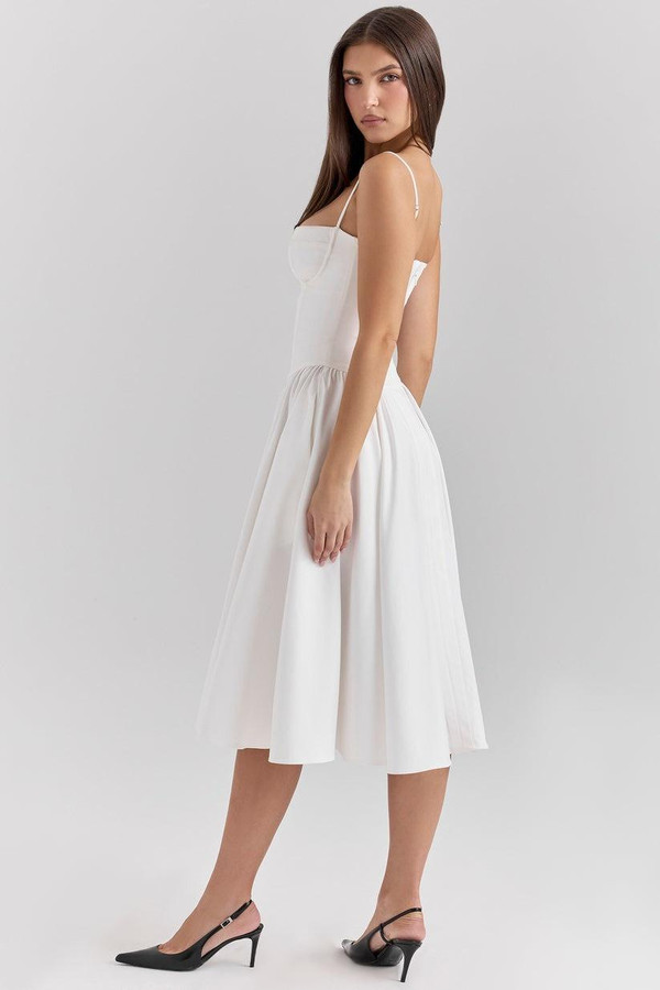Robe Midi Corsetée Celine™ Robe Midi Corsetée Celine™ zaxx