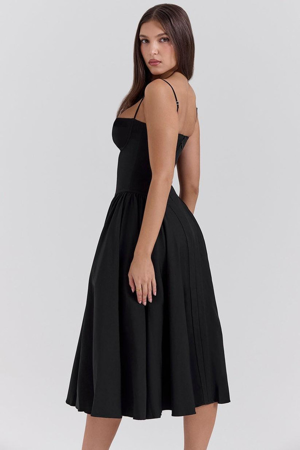 Robe Midi Corsetée Celine™ Robe Midi Corsetée Celine™ zaxx