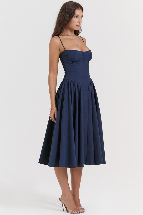 Robe Midi Corsetée Celine™ Robe Midi Corsetée Celine™ zaxx