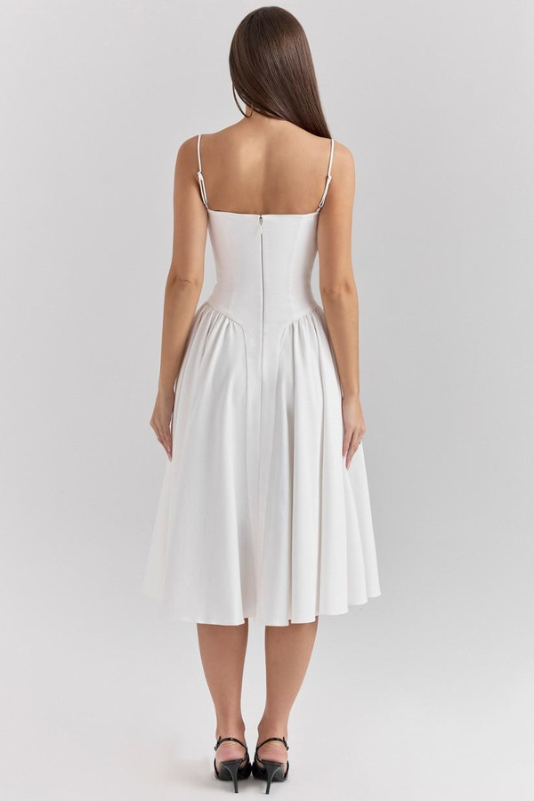 Robe Midi Corsetée Celine™ Robe Midi Corsetée Celine™ zaxx