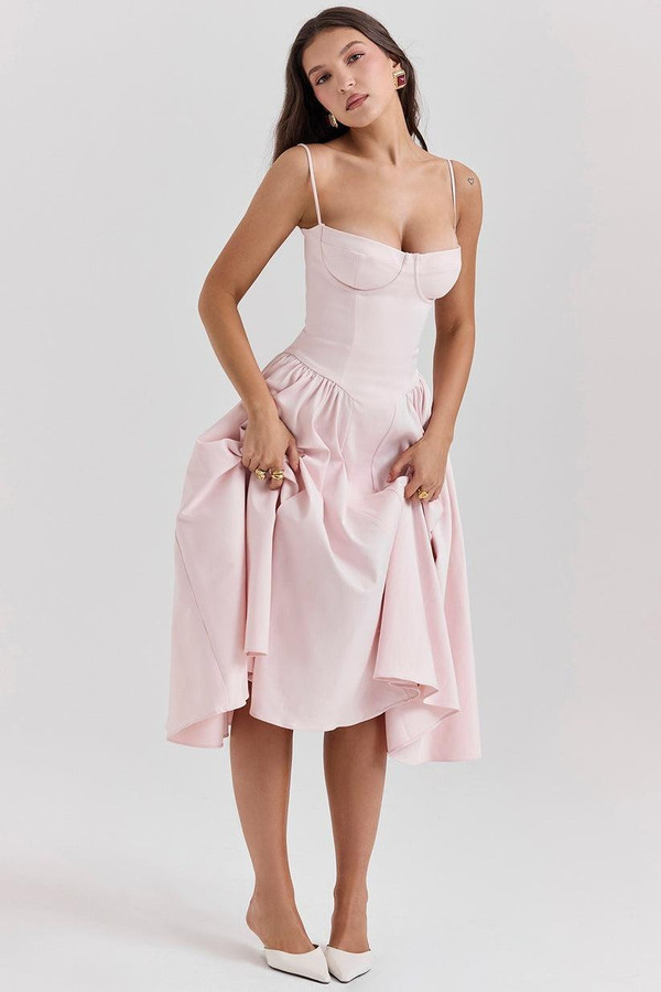 Robe Midi Corsetée Celine™ Robe Midi Corsetée Celine™ zaxx