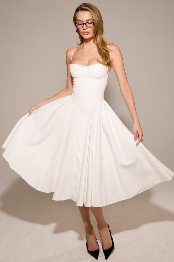 Robe Midi Corsetée Celine™ Robe Midi Corsetée Celine™ zaxx