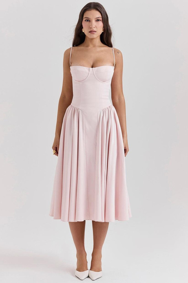 Robe Midi Corsetée Celine™ Robe Midi Corsetée Celine™ zaxx