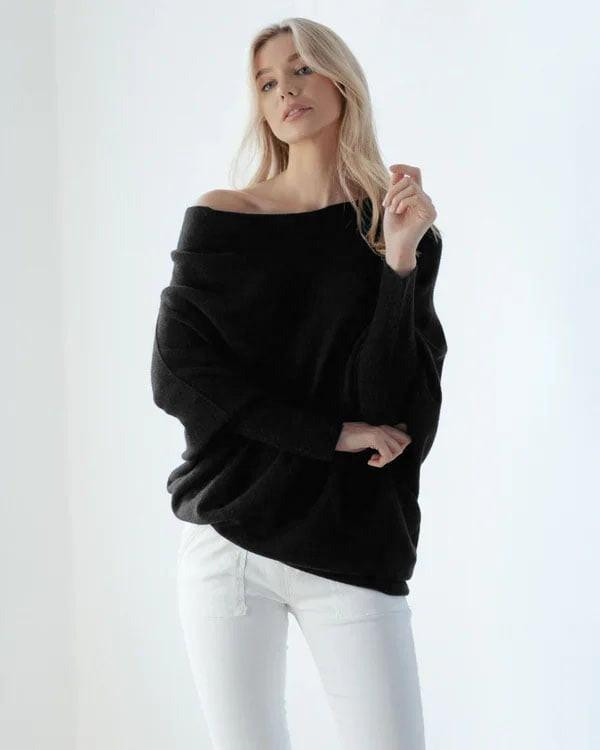 Pull Drapé Asymétrique Zenvora™ Pull Drapé Asymétrique Zenvora™ zaxx