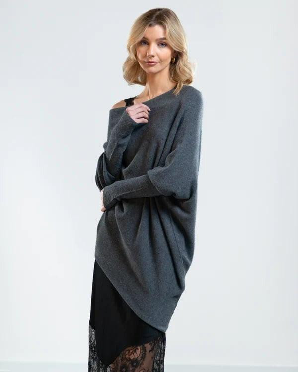 Pull Drapé Asymétrique Zenvora™ Pull Drapé Asymétrique Zenvora™ zaxx